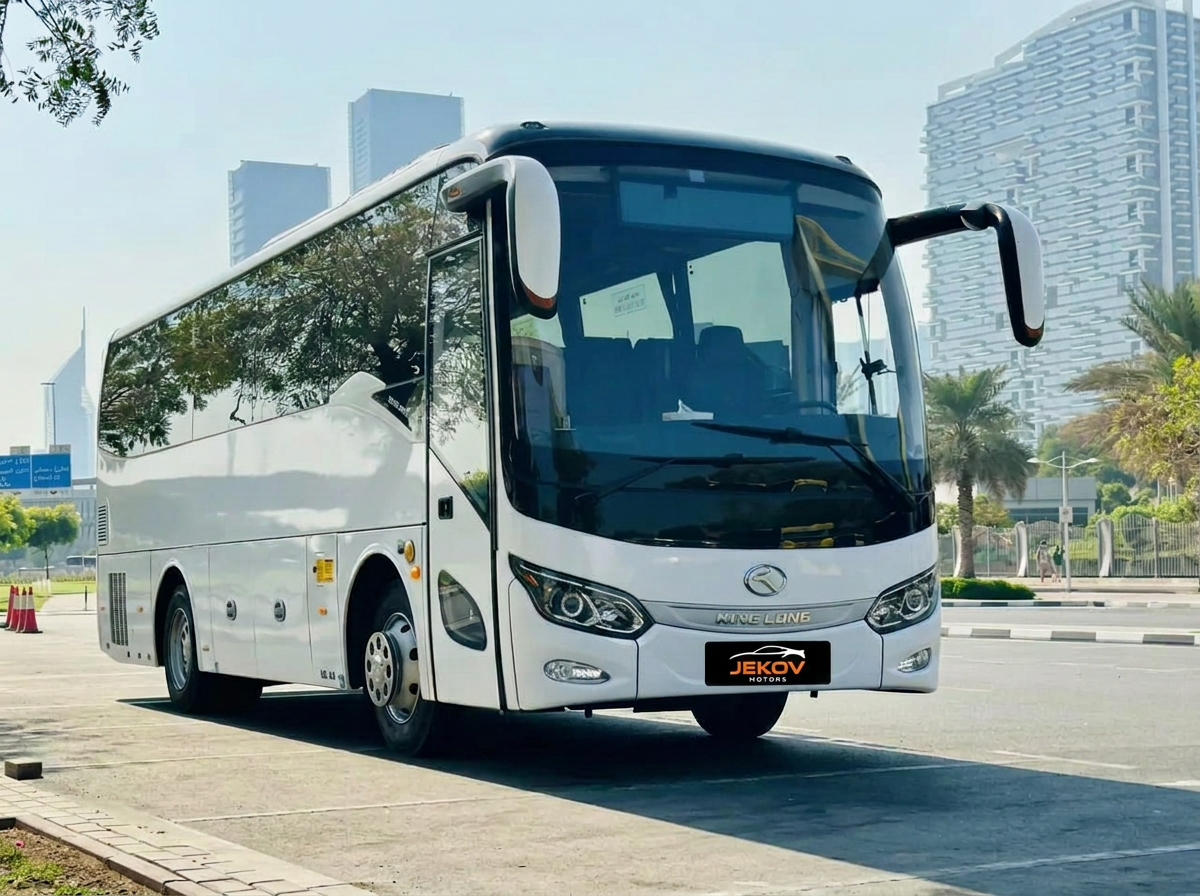 King Long Luxury Coach front view
